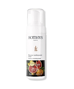 Sothys Radiance Cleansing Foam - Очищающая пенка для лица Грейпфрут-Юзу 150 мл
